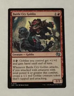 MTG Battle Cry Goblin - Foundations Jumpstart NM - Image 1
