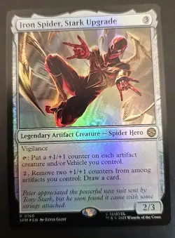 Iron Spider, Stark Upgrade Marvel's Spider-Man MTG Foil Near Mint - Image 1