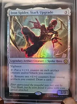 Iron Spider, Stark Upgrade Marvel's Spider-Man MTG Foil Near Mint - Image 3