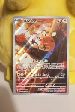 Pokemon TCG Dedenne Illustration Rare ME03: Perfect Order 093/088 NM - Image 1
