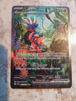 Pokemon TCG Koraidon EX Scarlet & Violet Base Set Holo Card 247/198 - Image 1
