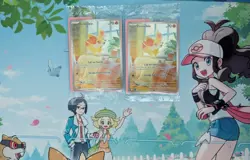 2 Sealed Fennekin Promo Card from Chaos Rising ETBs [MEP 080] - Image 1