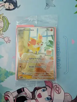2 Sealed Fennekin Promo Card from Chaos Rising ETBs [MEP 080] - Image 2
