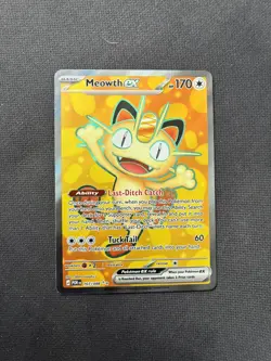 Meowth Ex 107/088 Perfect Order Full Art Pack Fresh. Pokemon Card - Image 1