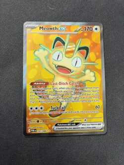 Meowth Ex 107/088 Perfect Order Full Art Pack Fresh. Pokemon Card - Image 2