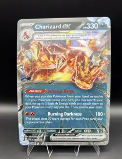 Charizard ex 196 Promo Lenticular Pokemon Oversized Jumbo - Image 1