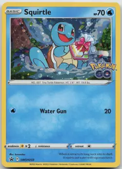 Squirtle SWSH233 Holo Promo Sword & Shield Promo Pokemon LP - Image 1