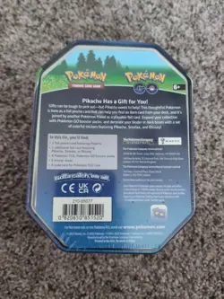 Pokemon GO Pikachu Tin Brand New Sealed - Image 3