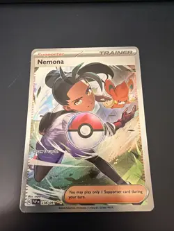 Pokemon TCG - Nemona 238/091 - Paldean Fates Special Illustration Rare - Image 1