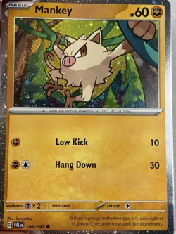 Pokemon TCG Annilihape SVP 032 Mankey Primeape Cosmos Holo Promo NM - Image 3