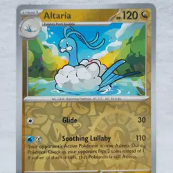 Altaria 160/197 SV03: Obsidian Flames Reverse Holo Pokemon TCG - Image 2