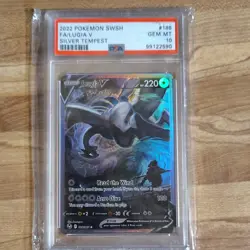 Pokemon TCG Lugia V 186/195 Silver Tempest FAN ART! CERT WORKS - Image 1