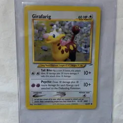 Nintendo Pokemon TCG Girafarig 66/105 Neo Destiny Common Unlimited English - Image 1