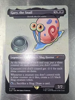 MTG - SLD SpongeBob - Gary, the Snail - Toxrill, the Corrosive - Regular NM - Image 1