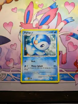 Pokemon Piplup 15/17 POP Series 6 Holo 2007 - Image 1
