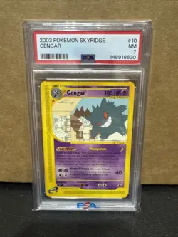 2003 POKEMON SKYRIDGE #10 GENGAR Non Holo Psa 7 - Image 3
