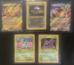 Pokemon Card Lot (5) | Vintage & Modern | Holos, Rares - Image 1