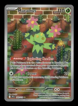 MARACTUS 160/159 ILLUSTRATION RARE JOURNEY TOGETHER POKEMON HOLO NM - Image 1