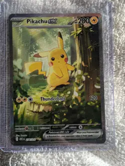 Pikachu ex 276/217 Ascended Heroes SIR Full Art Holo English Pokemon TCG - Image 3