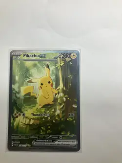 Pokemon TCG Pikachu EX SIR Ascended Heroes Full Art Holo 276/217 NM - Image 1