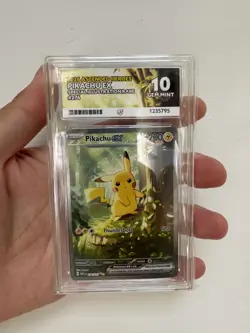 Pikachu ex SIR 276/217 Ascended Heroes - ACE 10 GEM MINT - Ace Label Pokemon TCG - Image 1