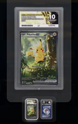 Pikachu ex SIR 276/217 Ascended Heroes - ACE 10 GEM MINT - Ace Label Pokemon TCG - Image 3