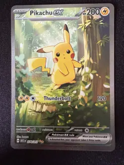 Pokemon Pikachu ex 276/217 SIR Ascended Heroes TCG NM - Image 1