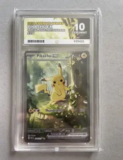 Pikachu EX 276/217 Ascended Heroes ACE 10 GEM MINT SIR Pokemon TCG - Image 1