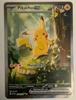 Pokemon TCG Pikachu EX 276/217 SIR Ascended Heroes - CLEAN - Grade Ready - Image 1