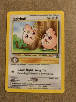 Pokemon - Igglybuff Black Star Promo # 36 NM - Image 1