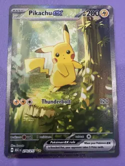 Pokemon TCG Ascended Heroes Pikachu ex 276/217 Holo Full Alternative Art SIR NM - Image 1