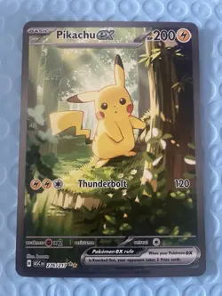 Pokemon TCG Pikachu Ex SIR 276/217 Ascended Heroes Gem Mint PSA 10 Worthy - Image 1