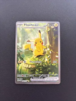 Pokemon TCG Pikachu EX (276/217) SIR Ascended Heroes - Pack Fresh - Image 1
