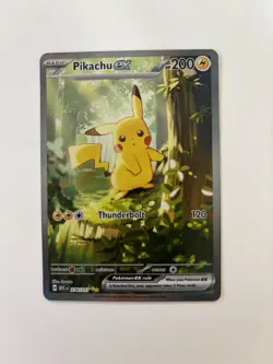 Pokemon TCG Pikachu EX (276/217) SIR Ascended Heroes - Pack Fresh - Image 1