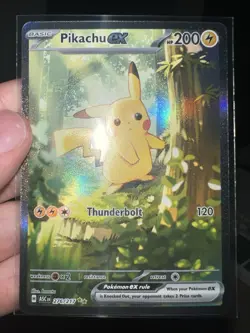Pokemon TCG Pikachu EX (276/217) SIR Ascended Heroes - Pack Fresh - Image 2