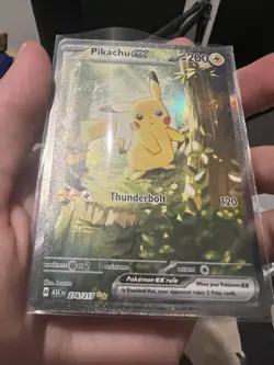Pokemon TCG Pikachu EX (276/217) SIR Ascended Heroes - Pack Fresh - Image 3