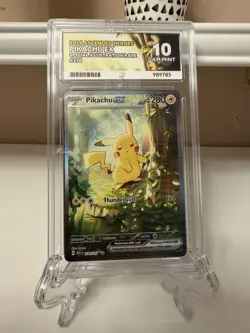 Pokemon TCG Pikachu EX Ascended Heroes SIR 276/217 Ace 10 Perfect 10 Subgrades - Image 1
