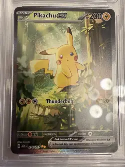 Pokemon TCG Pikachu EX Ascended Heroes SIR 276/217 Ace 10 Perfect 10 Subgrades - Image 2