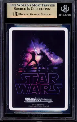 2022 Weiss Schwarz JP Star Wars Comeback Ed Fate Encounter Luke RRR #97 BGS 10 - Image 2