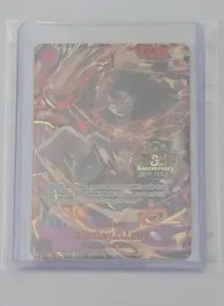 One Piece TCG Monkey D Luffy OP09-119 SEC JP 3rd Anniversary Set NM ENGLISH - Image 3