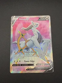 Pokemon Card Arceus V 165/172 Brilliant Stars Full Art Rare Near Mint - Image 2