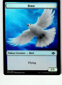 Squirrel // Bird Double-Sided Token 11 // 1 MH2 Magic: The Gathering Foil LP - Image 1