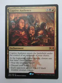MTG Captive Audience (RNA) Ravnica Allegiance Regular Mythic 160/259 - Image 1