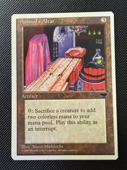 Ashnod’s Altar MTG Chronicles 1995 Artifact Commander Staple LP 🔥 - Image 3