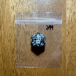 MTG d20 Spindown die dice Black AFR Dungeons Dragons Adventures Forgotten Realms - Image 1