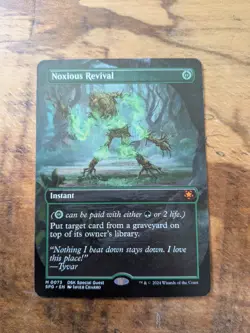 MTG Noxious Revival (Borderless) [Duskmourn, Near Mint] - Image 1