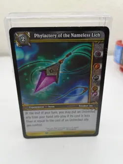 World of Warcraft TCG - Phylactery of the Nameless Lich #17 Foil - Citadel Raid - Image 1