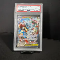 PSA 10 Mega Lucario EX 179/132 - Mega Evolution - Pokemon - Image 1