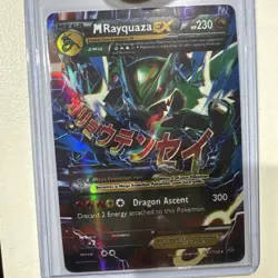 Pokemon TCG Roaring Skies Holo Ultra Rare M Rayquaza EX 61/108 LP- - Image 1