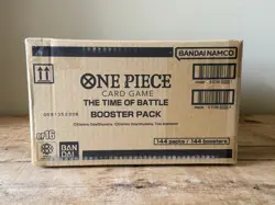 One Piece OP16 The Time Of Battle Sleeved Booster Case 144 - Factory Sealed 🚚💨 - Image 2